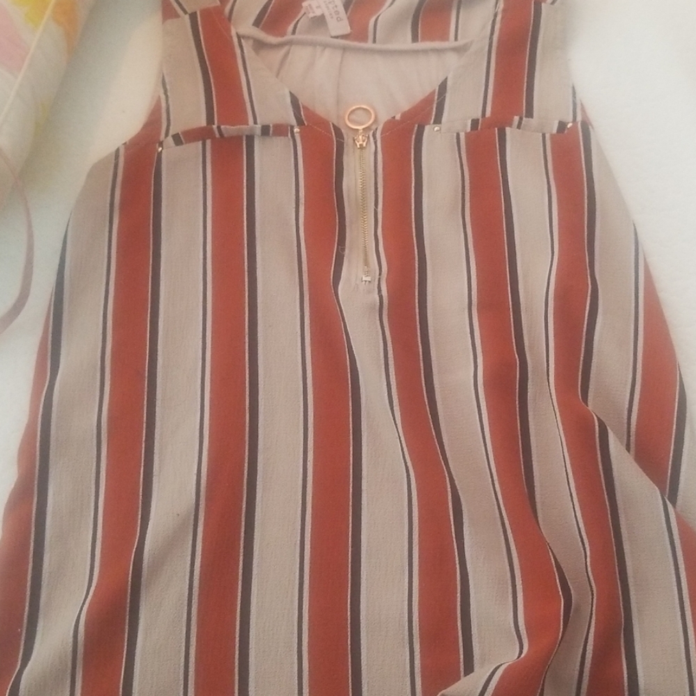 Striped dressy shirt